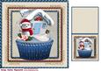 7.5" Card Topper & Gifttag Christmas 7