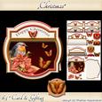 Shape Card with Gifttag Christmas Bird