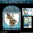 Wonderful Floral Frame Card Girl 3