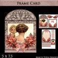 Wonderful Floral Frame Card Girl 5
