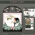 Wonderful Floral Frame Card Girl 6