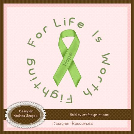 Hope - Lime Awareness Ribbon