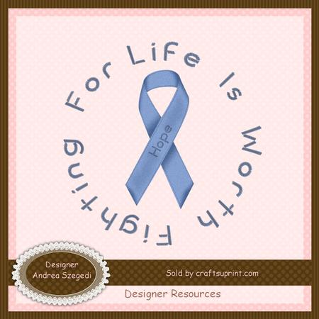 Hope - Periwinkle Awareness Ribbon