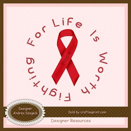 Hope - Red Awareness Ribbon