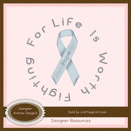Hope - Silver Awareness Ribbon
