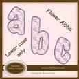 Floral Alpha - Lower Case
