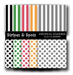 Spots and Stripes Paper