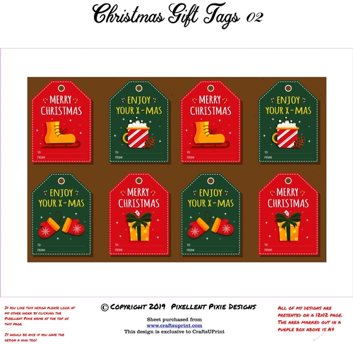 Christmas Gift Tags 02