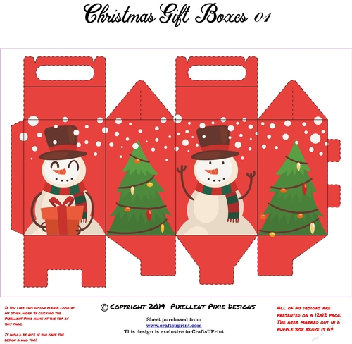 Christmas Gift Box 01