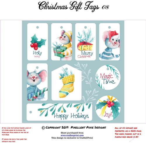 Christmas Gift Tags 08
