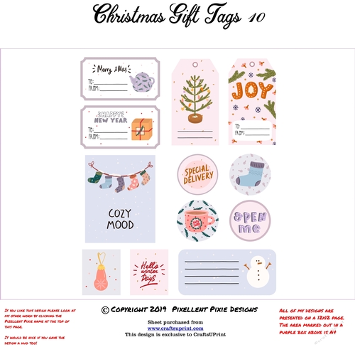 Christmas Gift Tags 10