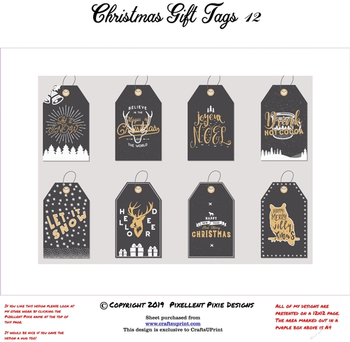 Christmas Gift Tags 12