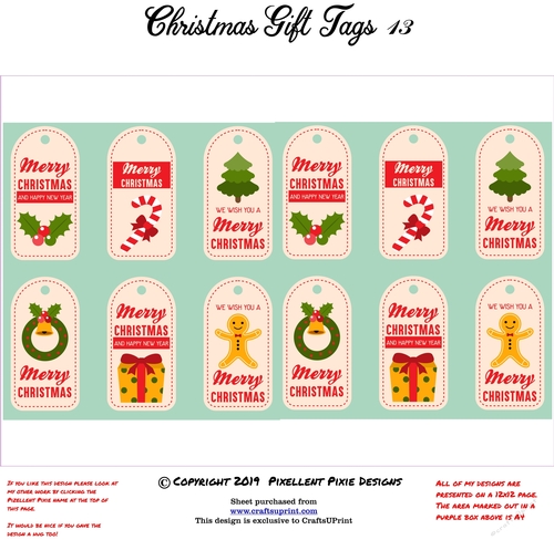 Christmas Gift Tags 13