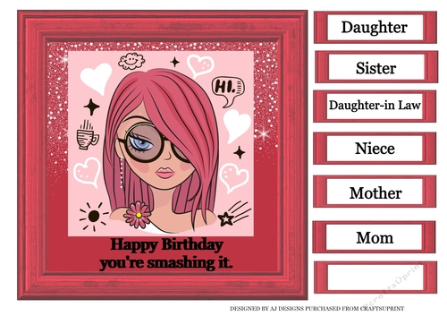 FEMALE BIRTHDAY - SMASHING IT