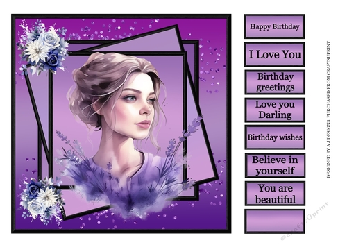 YOU ARE BEAUTIFUL PURPLE