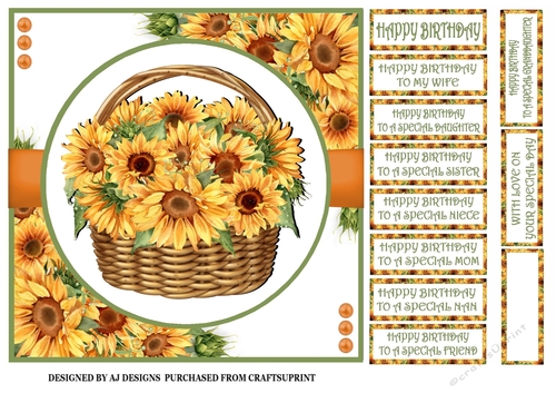 SUNFLOWERS FOR YOU