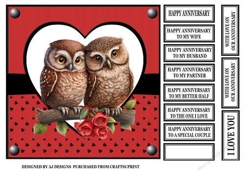 CUTE OWL COUPLE
