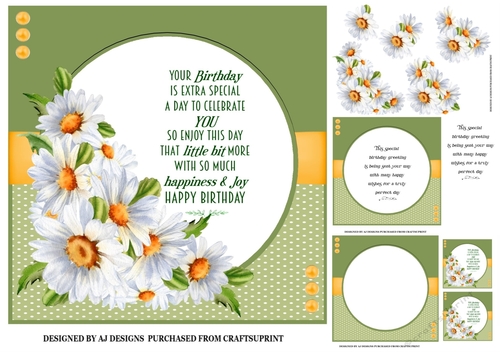 BIRTHDAY DAISIES KIT