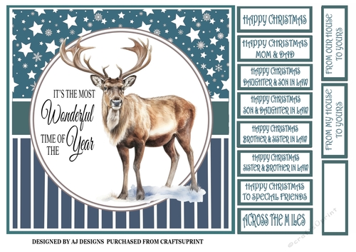 CHRISTMAS STAG