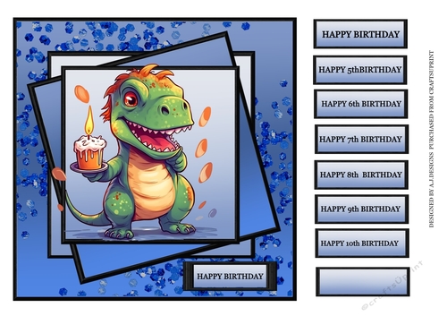 BIRTHDAY DINOSAUR 