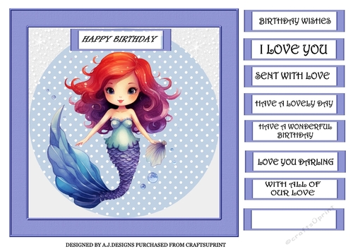BIRTHDAY MERMAID