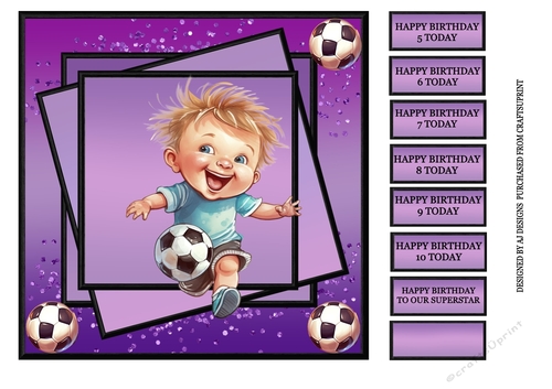 birthday footballer