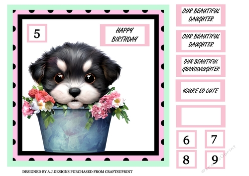 GIRLS BIRTHDAY - DOG