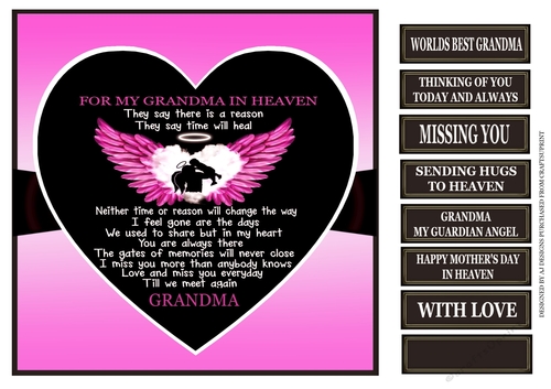 GRANDMA IN HEAVEN (CUSTOMER REQUEST)