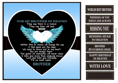 BROTHER IN HEAVEN (CUSTOMER REQUEST)