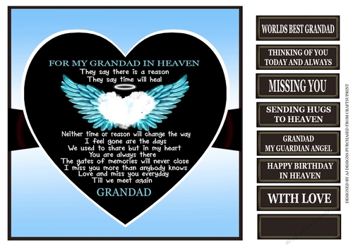 GRANDAD IN HEAVEN (CUSTOMER REQUEST)