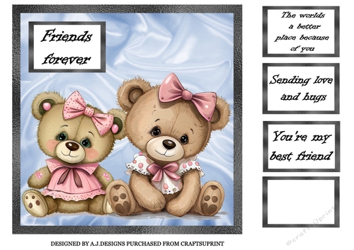FRIENDS FOREVER TWO BEARS