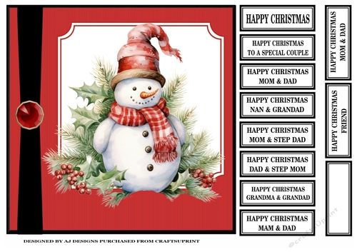 CHRISTMAS SNOWMAN