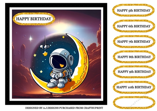 BIRTHDAY ASTRONAUT 1