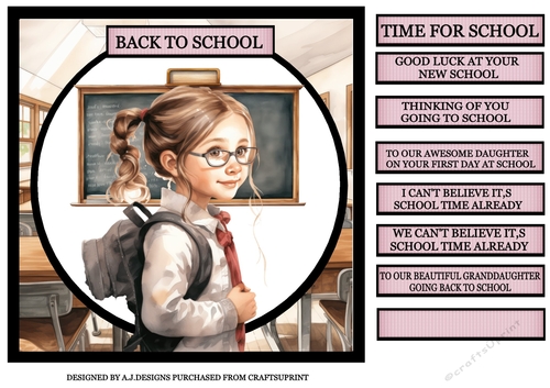 BACK TO SCHOOL GIRL