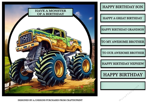 HAVE A MONSTER BIRTHDAY 2