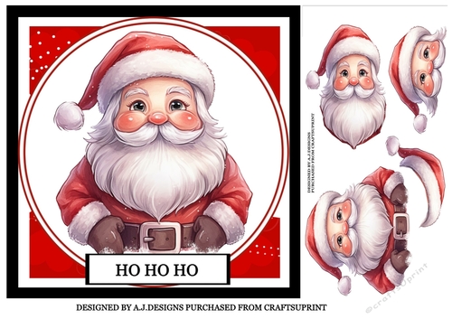 HO HO HO RED SANTA KIT