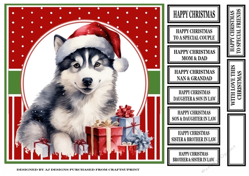 CHRISTMAS DOG 6