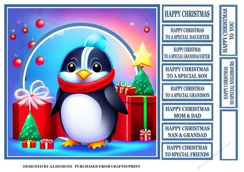 CHRISTMAS PENGUIN - GIFTS FOR YOU