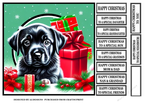 PUPPY WITH GIFTS 2