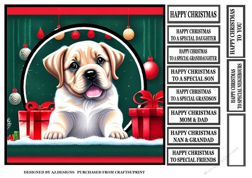 PUPPY WITH GIFTS 3