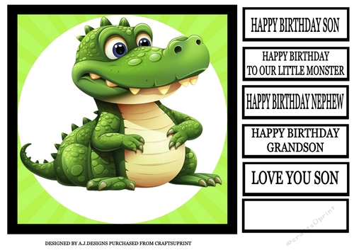 HAPPY BIRTHDAY LITTLE MONSTER