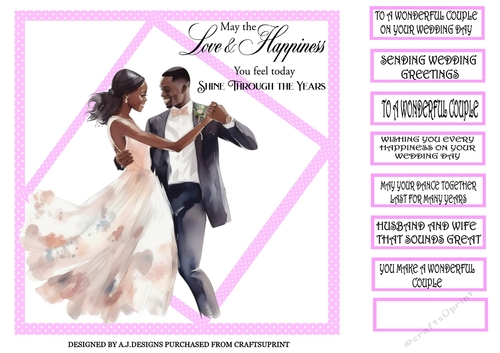 WONDERFUL  COUPLE WEDDING-ETHNIC