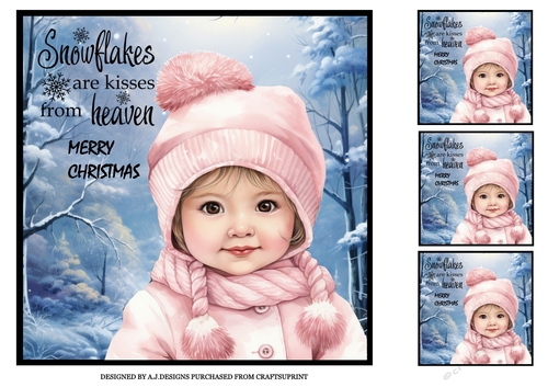 SNOWFLAKES-MERRY CHRISTMAS