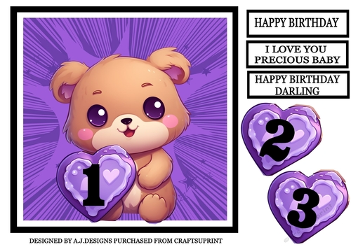 HAPPY BIRTHDAY TEDDY