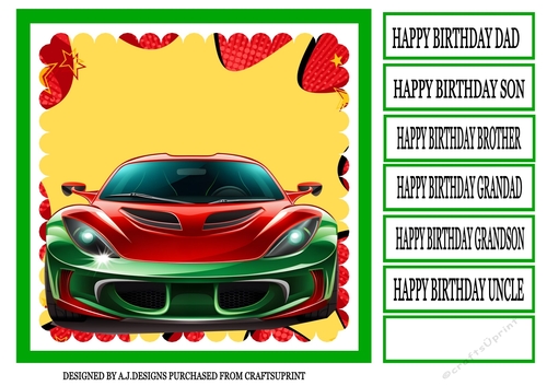MUSCLE CAR BIRTHDAY 2