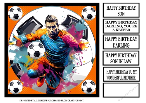HAPPY BIRTHDAY GOALKEEPER