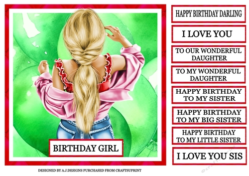 BIRTHDAY GIRL