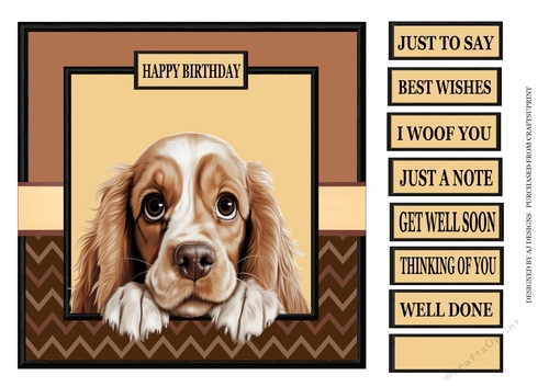 AMERICAN COCKER SPANIEL - JUST TO SAY