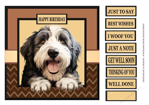 OLD ENGLISH SHEEPDOG - JUST TO SAY