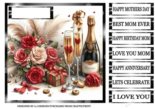 CHAMPAGNE CHOCOLATE FLOWERS 2